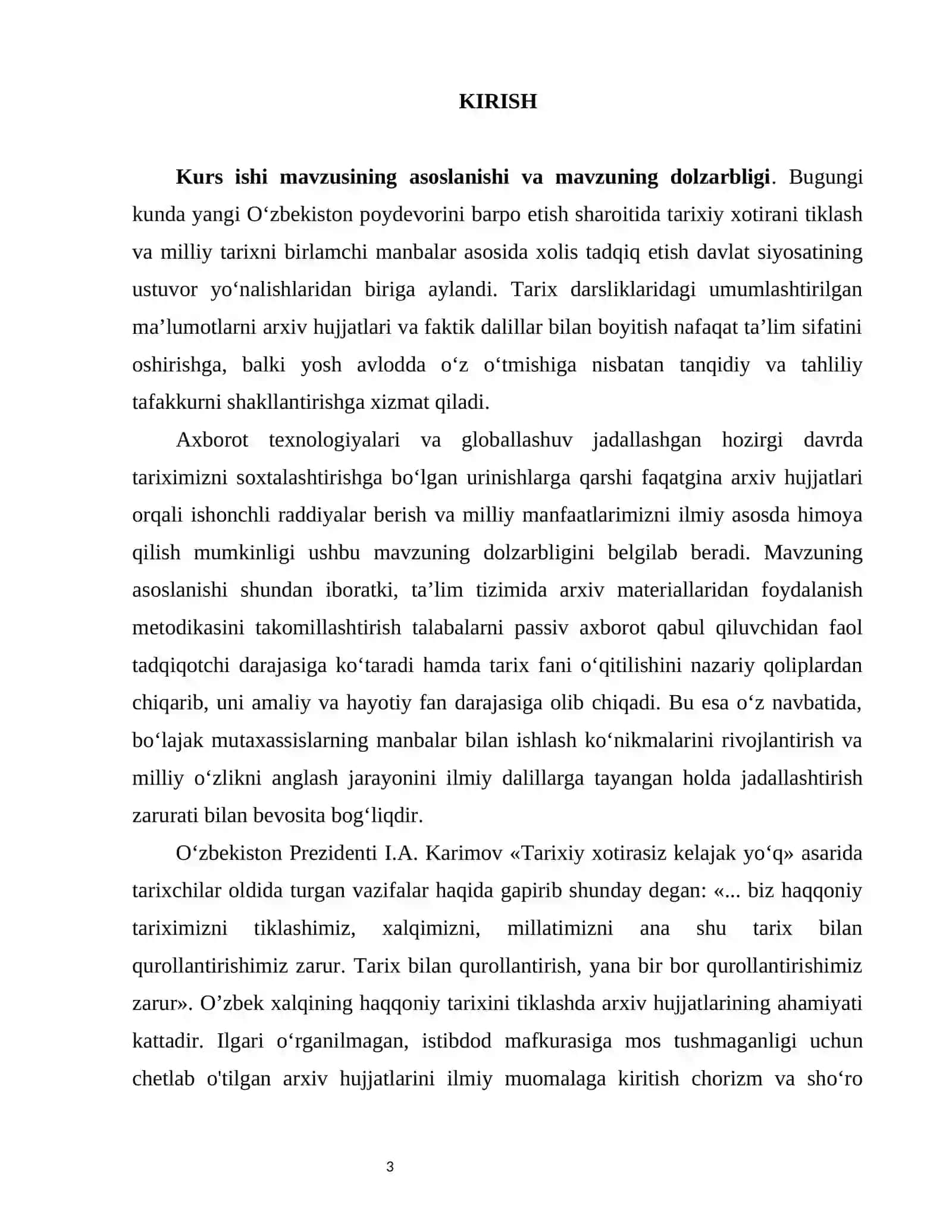 O'zbekiston tarixini o'qitishda tarixiy manbalar arxiv hujjatlaridan foydalanish 3