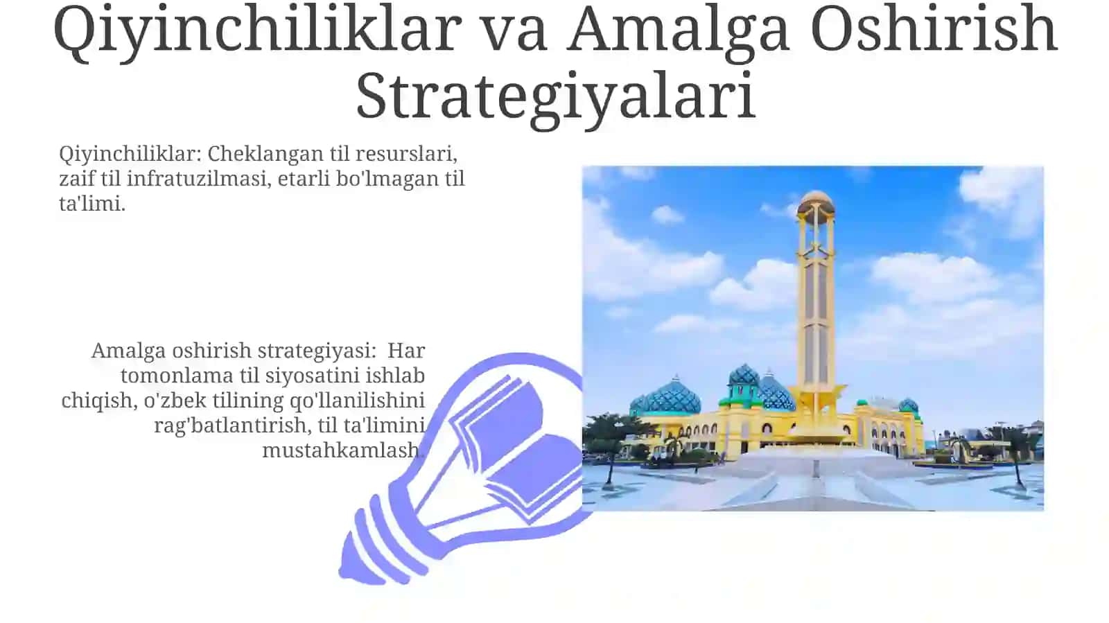 Mamlakatimizda o'zbek tilini yanada rivojlantirish va til siyosatini takomillashtirish chora-tadbirlari 3
