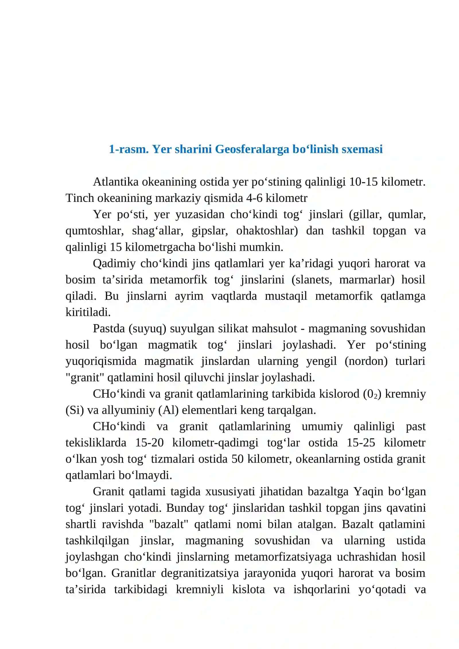 Yer va uning tuzilishi 3