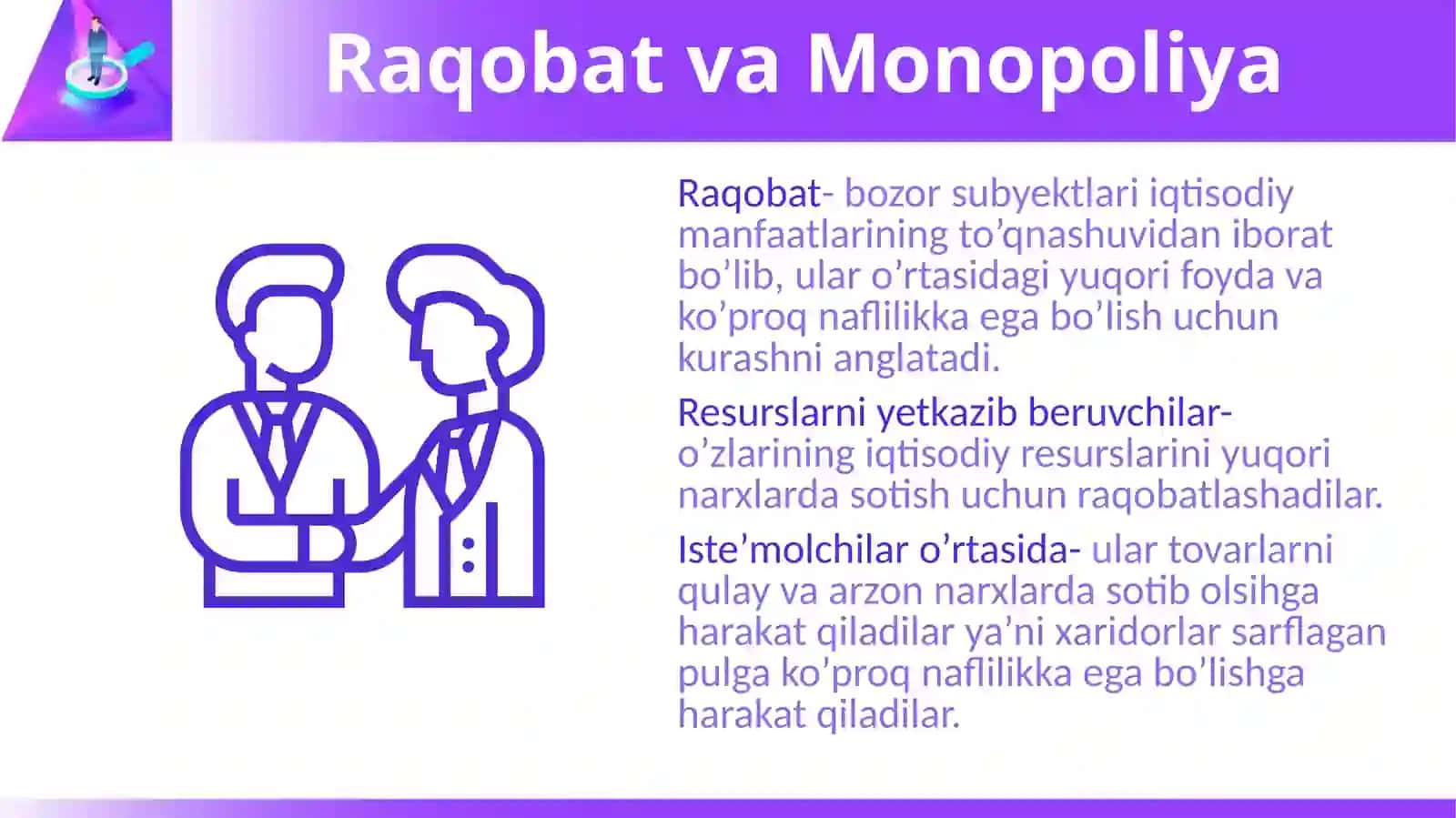 Raqobat va Monopoliya 3