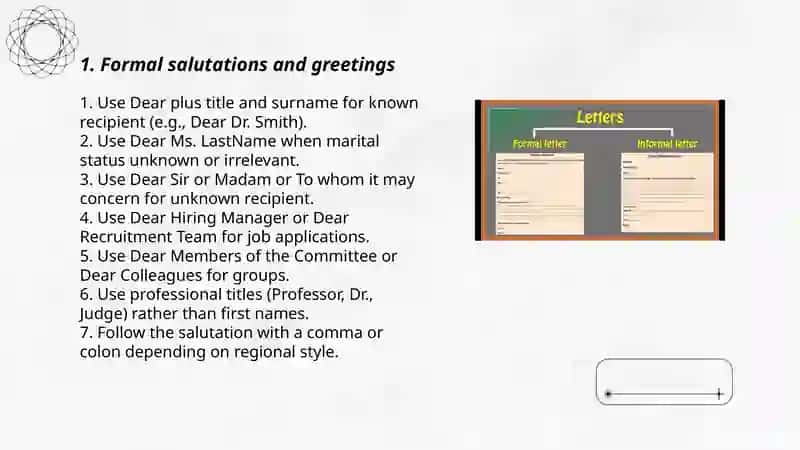 Formal letters and emails 3