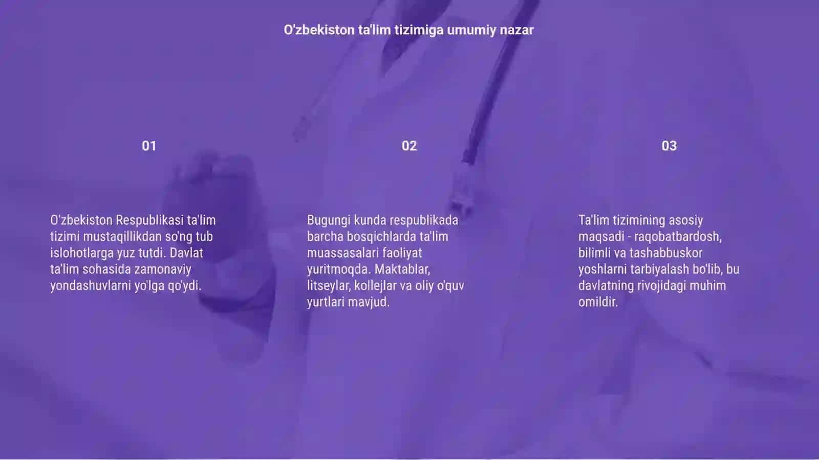 O'zbekiston Respublikasi ta'lim tizimi 3