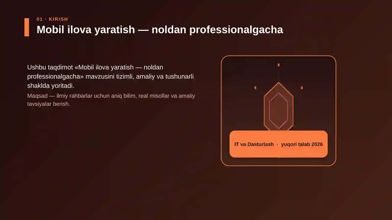Mobil ilova yaratish — noldan professionalgacha 3