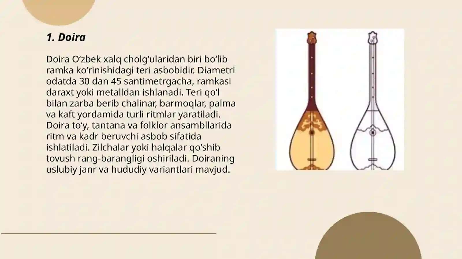 Oʻzebek xalq cholgʻulari 3