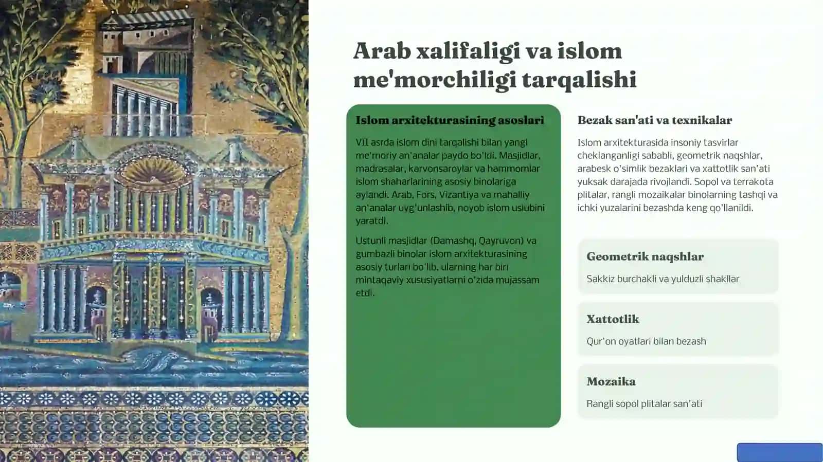 Sharq va Osiyo: O'rta asrlar arxitekturasi durdonalari.pptx 3