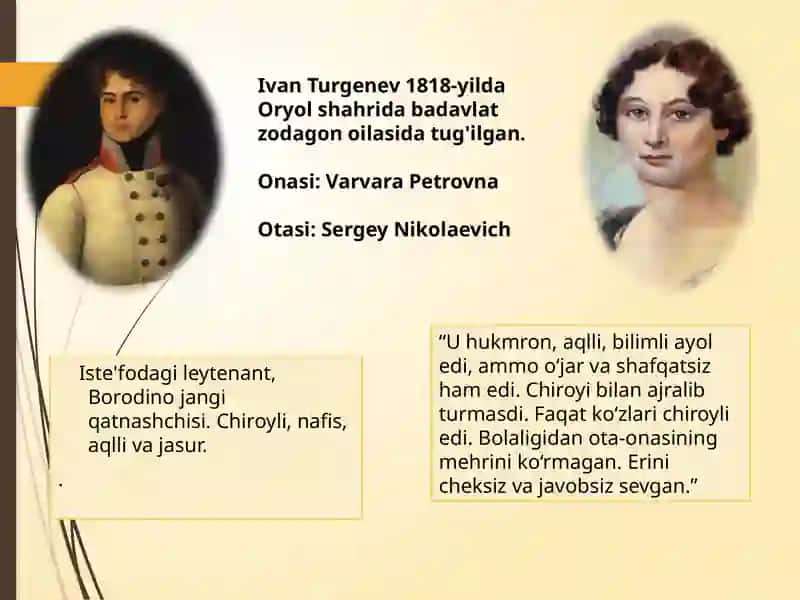 Ivan Sergeyevich Turgenev hayoti va ijodi qisqacha “Mumu” asari haqida xulosasi 3