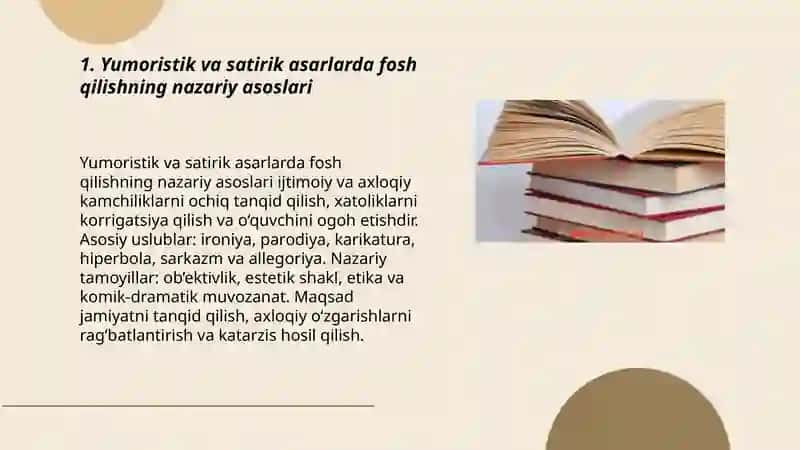 Yumoristik va satirik asarlarda fosh qilish san’ati 3