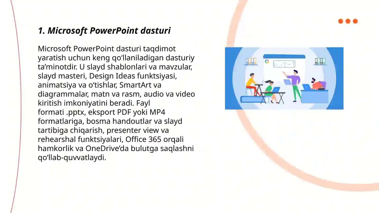 Microsoft PowerPoint dasturi 3