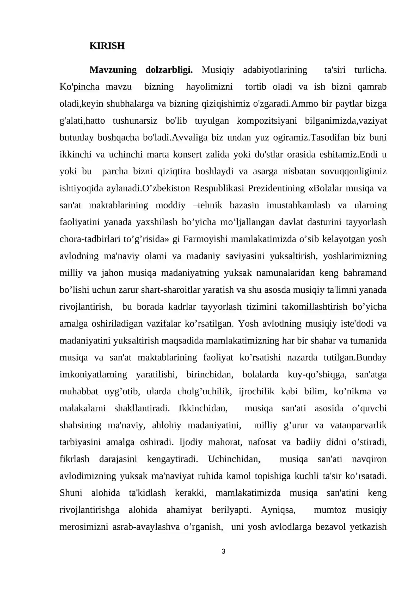 MUSIQA TA’LIM TIZIMI 3