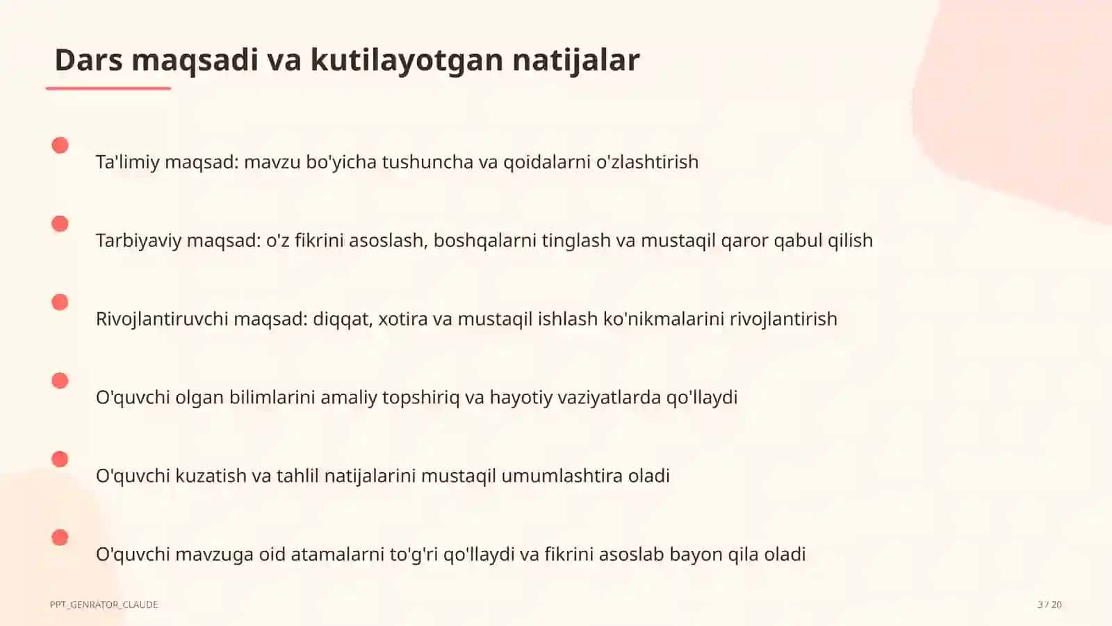 So'z yasalishi: yasama va tub so'zlar (6-sinf) 3