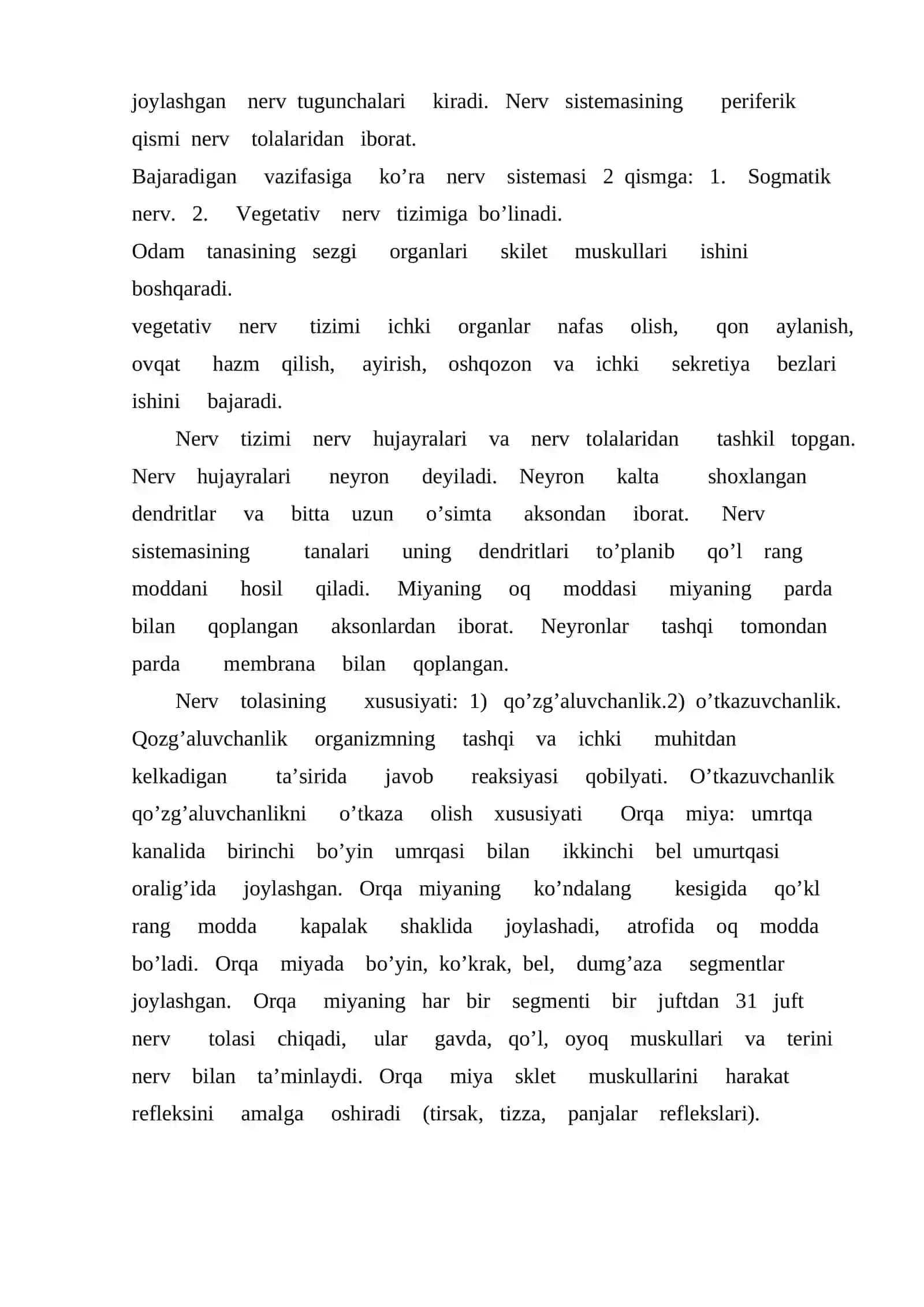 Bolalar asab tizimi va oliy nerv faoliyatining yosh xususiyatlari 3