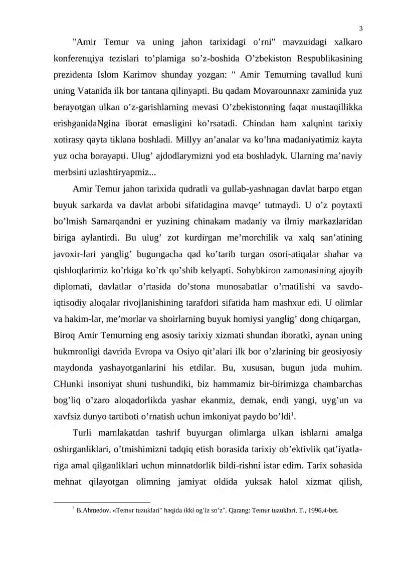 TURKISTONDA AMIR TEMUR HUKMRONLIGI DAVRI. 3