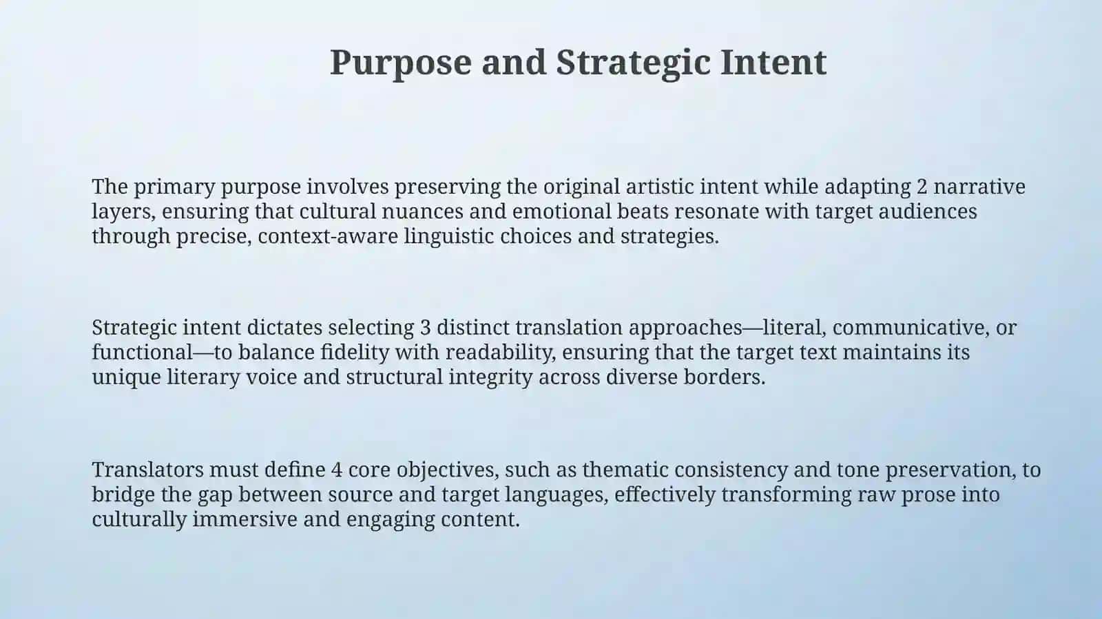 Translating short stories and literary excerpts 3