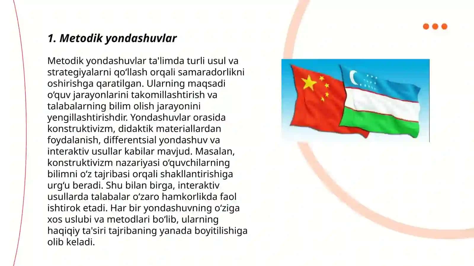 Metodik yondashuvlar 3