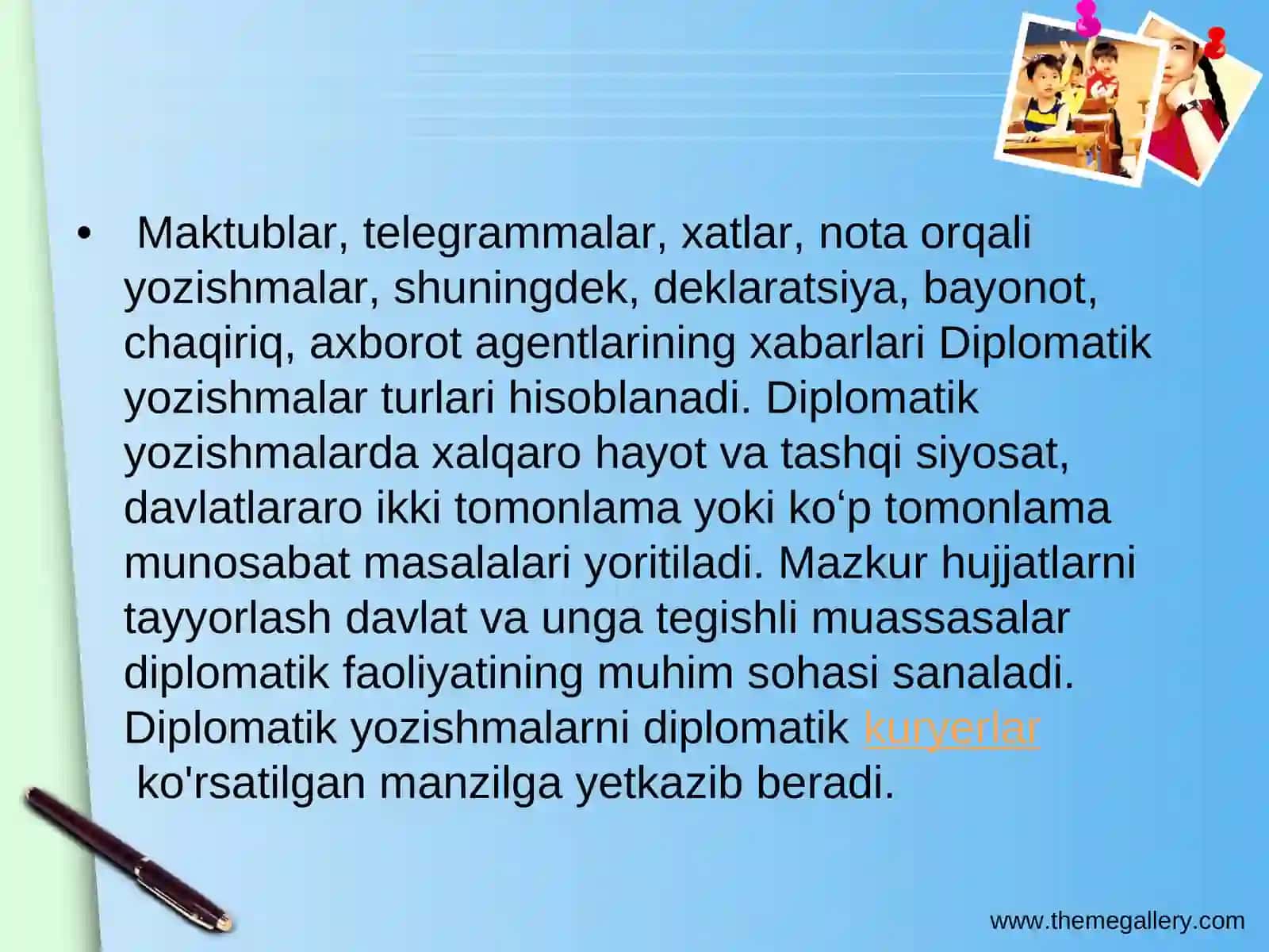 Diplomatik yozishmalar 3
