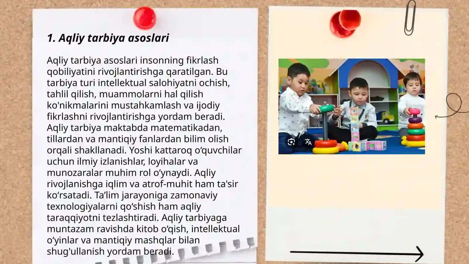 Aqliy Tarbiya Berish Metodikasi 3