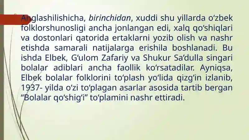 Bolalar adabiyoti o'tgan asrning 30-yillaridan 3