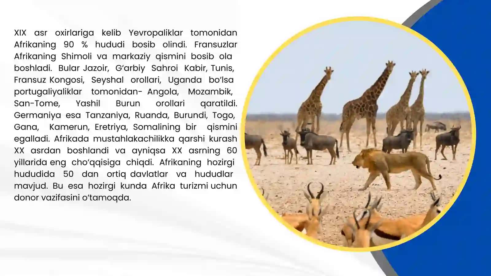 Yaqin sharq va Afrika regionlari mamlakatlari xalqaro turizm geografiyasi 3