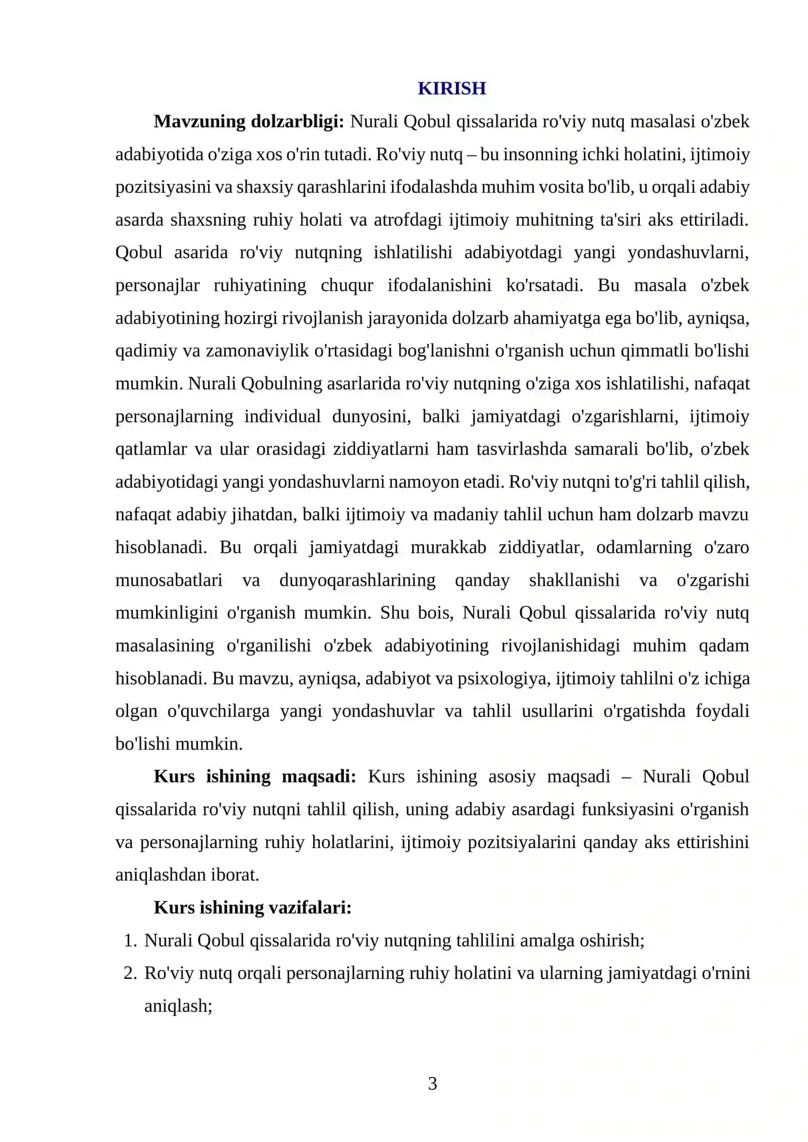NURALI QOBUL QISSALARIDA RO'VIY NUTQI MASALASI 3