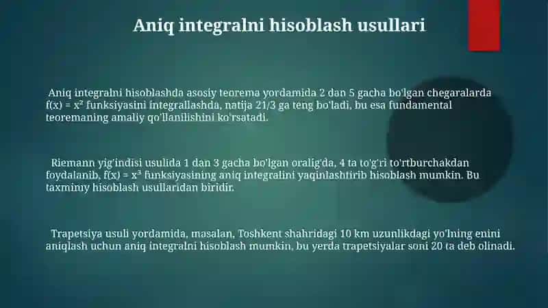 Differensial hisobning asaosiy teoremalari 3