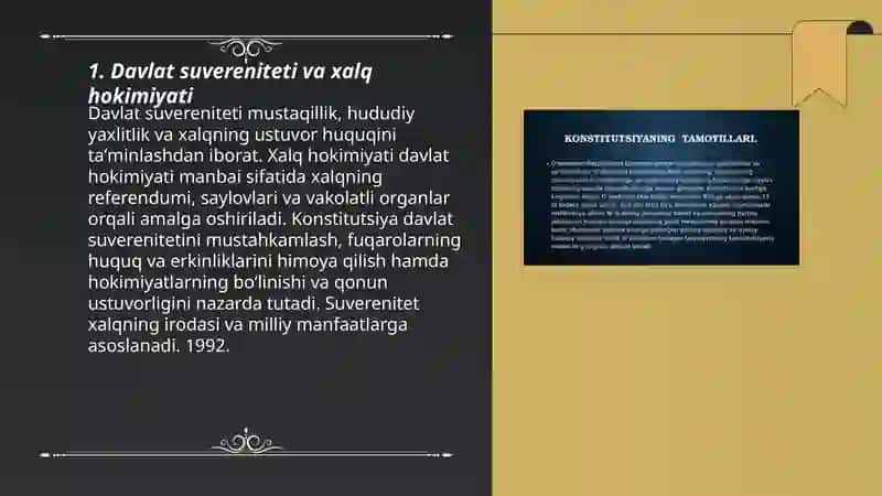 O'zbekiston Respublikasi Konstitutsiyasining asosiy prinsiplari 3