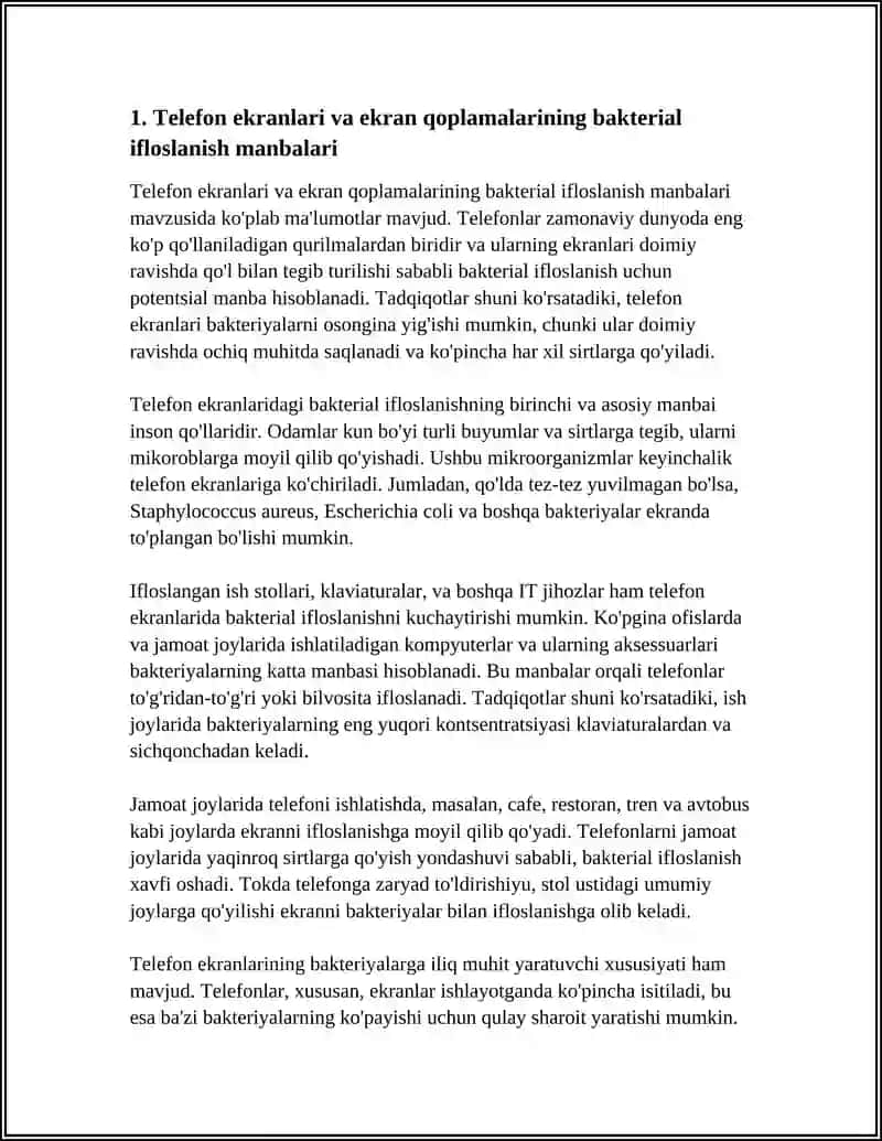TELEFON VA KOMPYUTERLARNING BACTERIAL KONTAMINATSIYASI 3