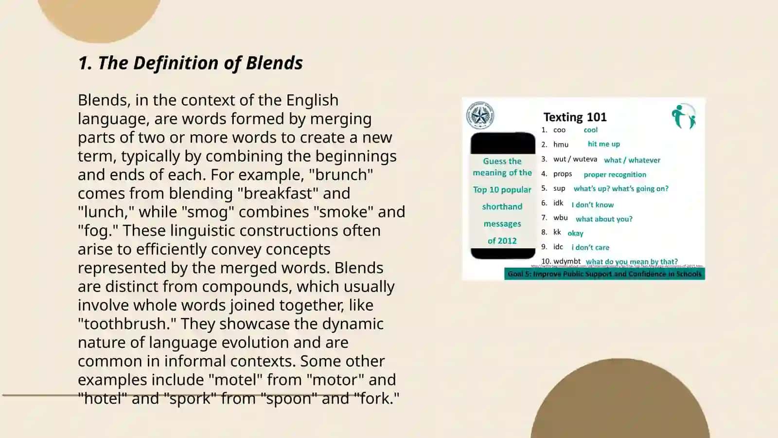 Blends and acronyms 3