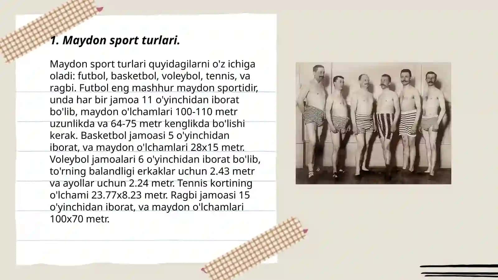 Maydon sport turlari 3