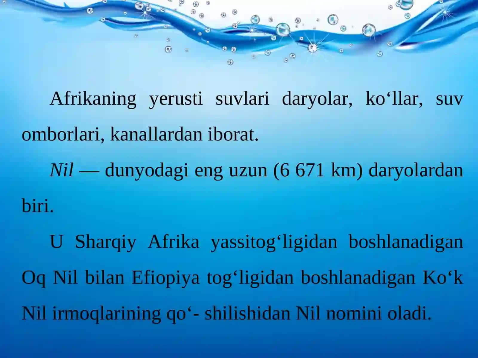 Afrikadagi suv resurslari 3
