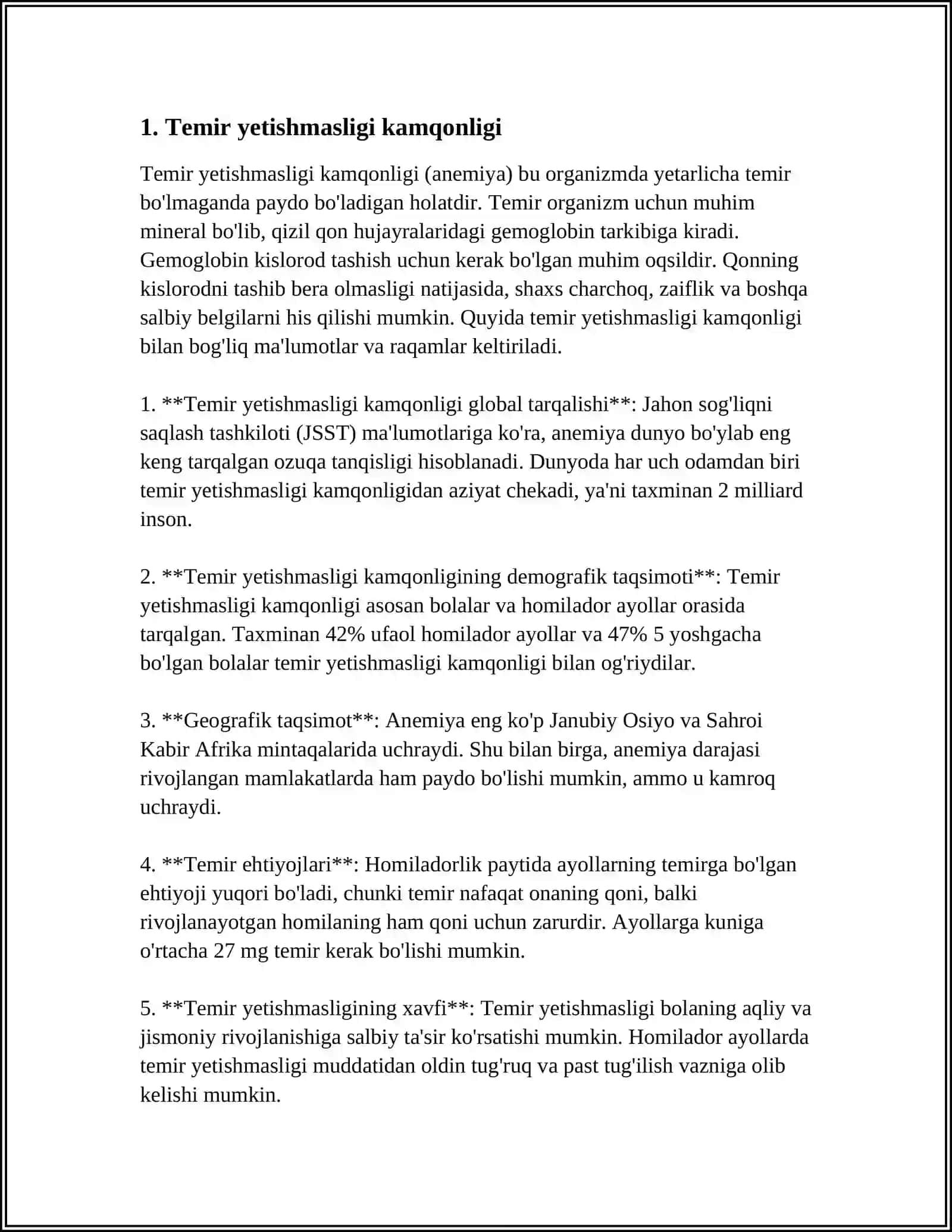 MIKROELEMENTLARNING YETISHMASLIGI TUFAYLI KELIB CHIQADIGAN KASALLIKLAR VA ULARNING PRAFILAKTIKASI 3