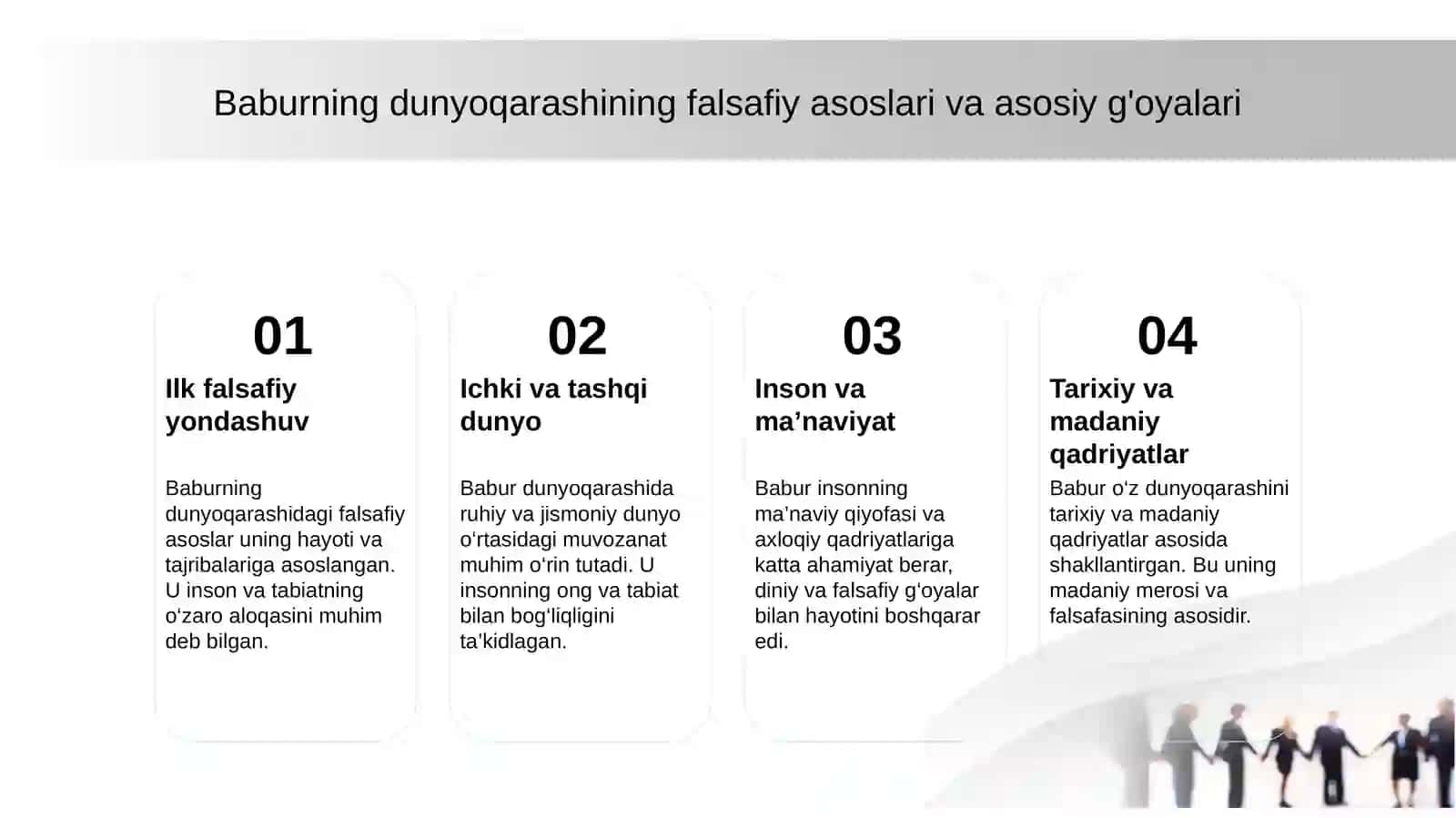 Bobur dunyoqarashi 3