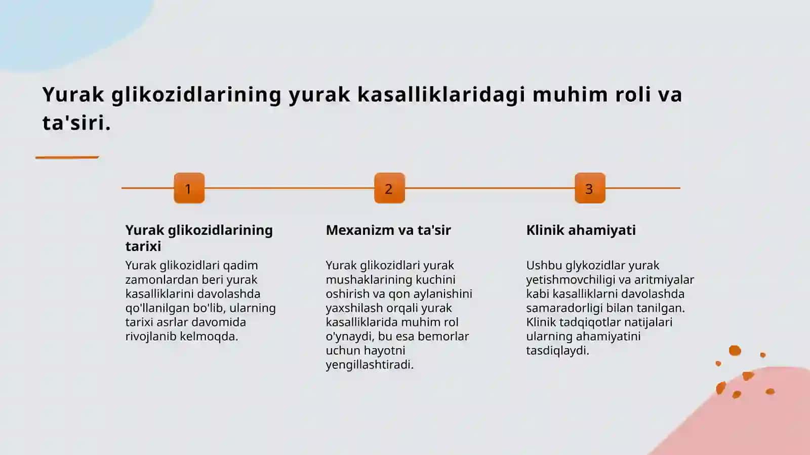 Yurak glikozidlarining kimyoviy tuzilishi va ahamiyati 3