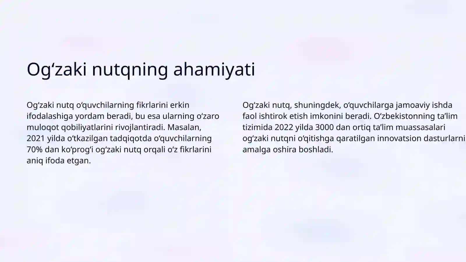 ONA TILI DARSLARIDA OG‘ZAKI VA YOZMA NUTQNI O‘STIRISH 3