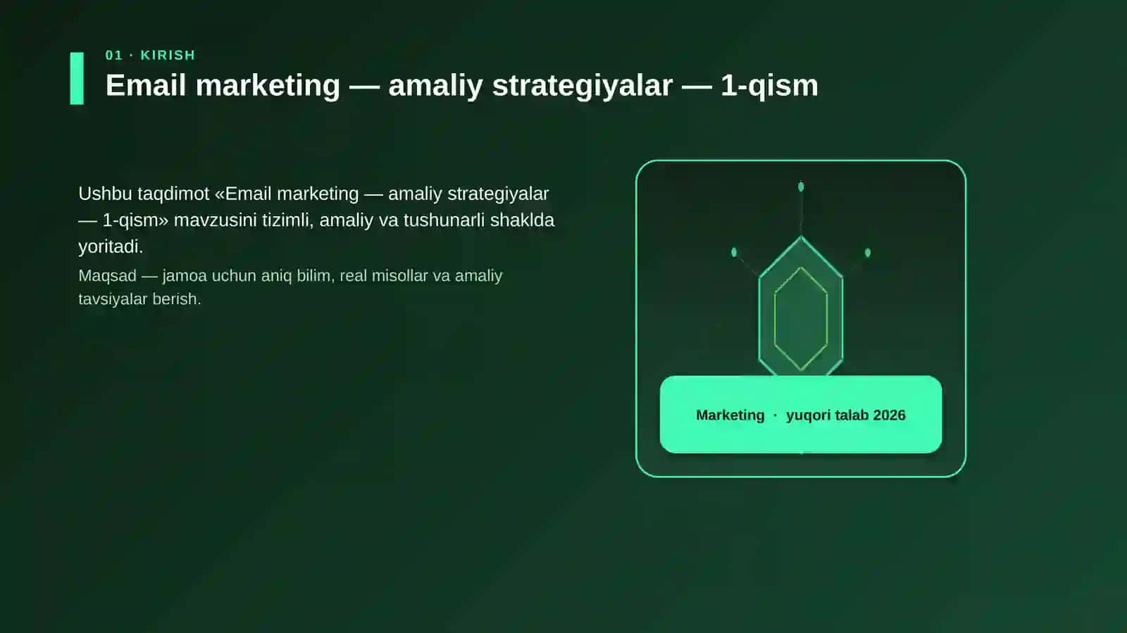 Email marketing — amaliy strategiyalar — 1-qism 3