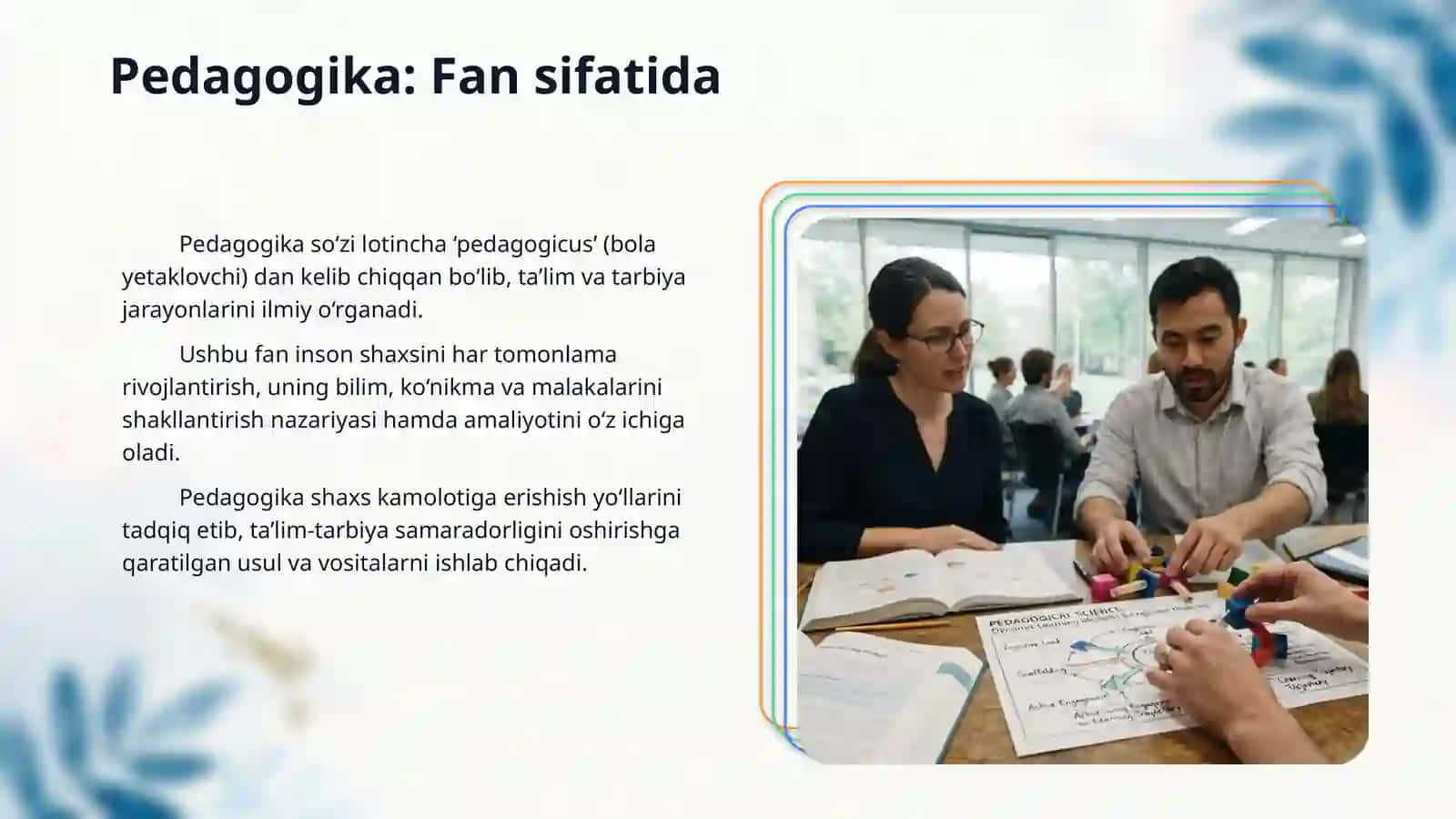 Pedagogik mahorat faniga kirish 3