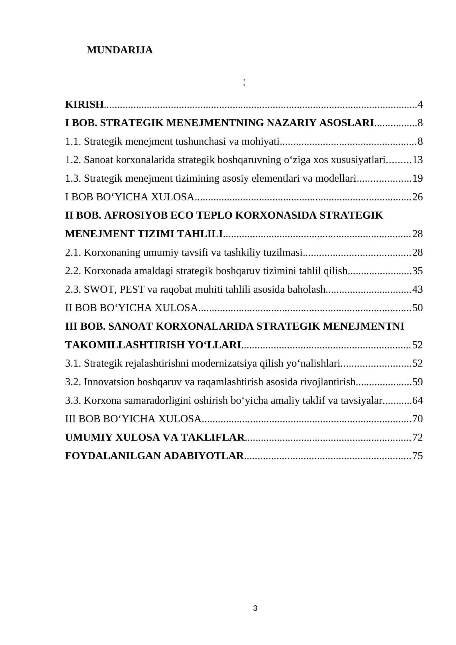 Strategik menejment tizimini takomillashtirish yo‘llari 3
