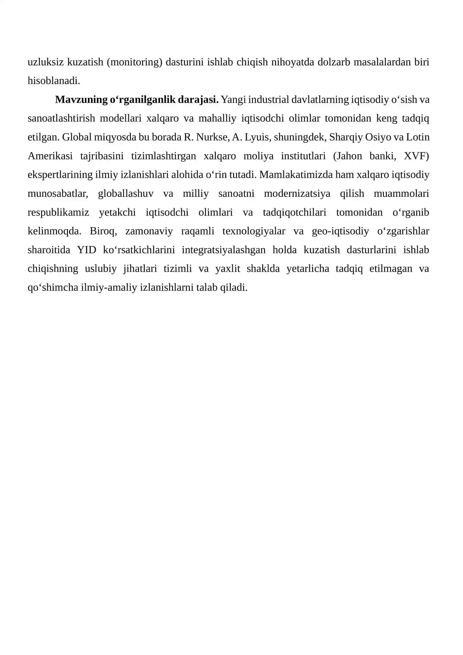 Yangi industrial davlatlar (YID) 3