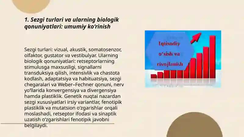 Sezgi turlari va uning qonuniyatlari mavzu 3