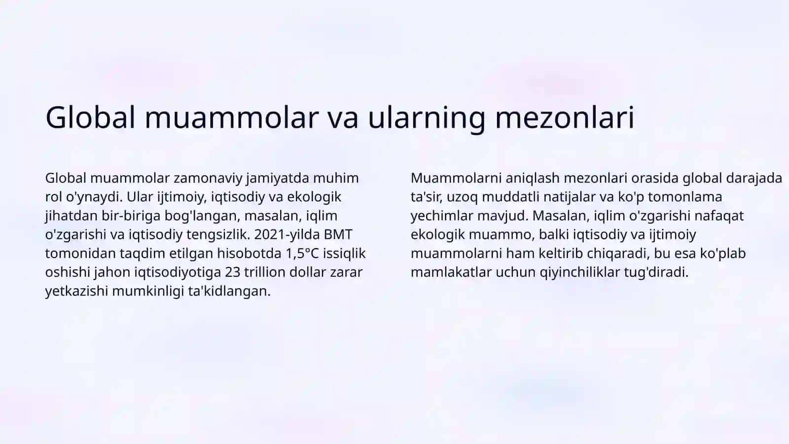GLOBAL MUAMMOLARNING MEZONLARI VA DARAJALARI: RIM KLUBI TAJRIBASI VA STRATEGIYALARI 3