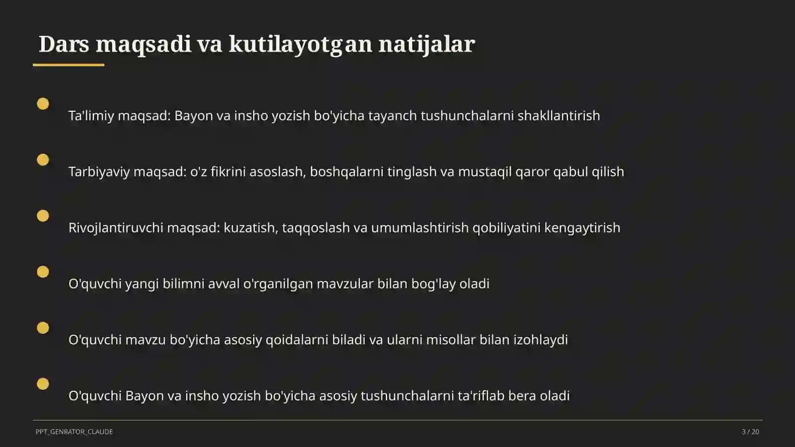 Bayon va insho yozish (4-sinf) 3