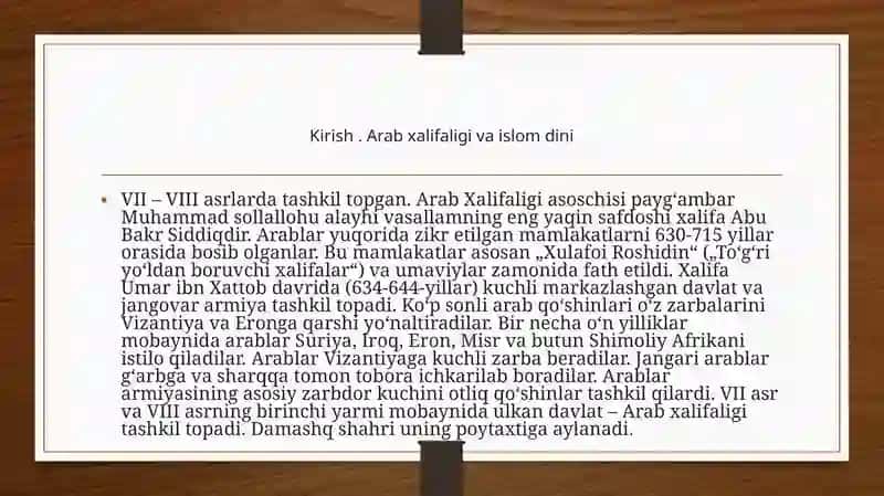 Arablarning Movarounnahrga harbiy yurishlari 3