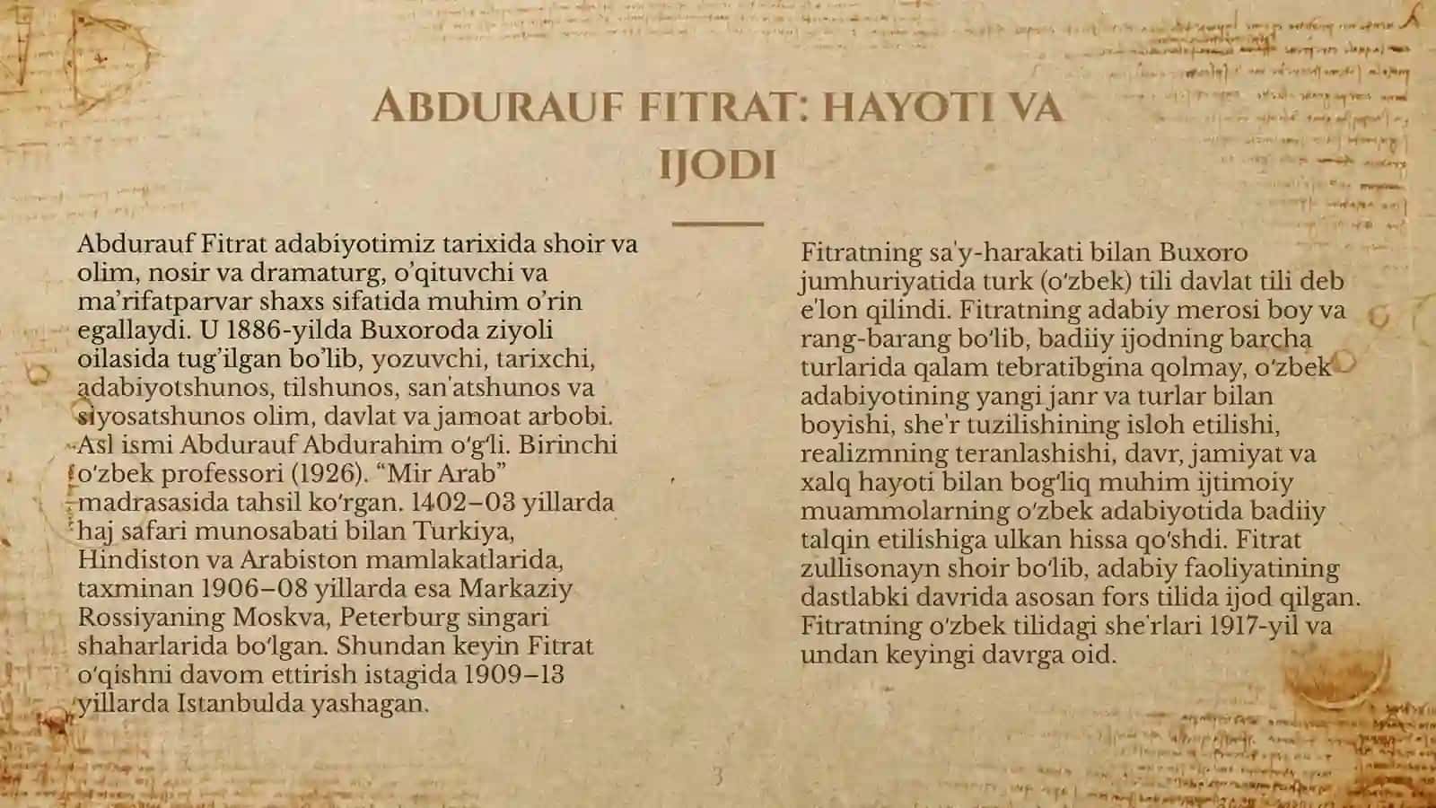 Abdurauffitrat:hayotivaijodi 3