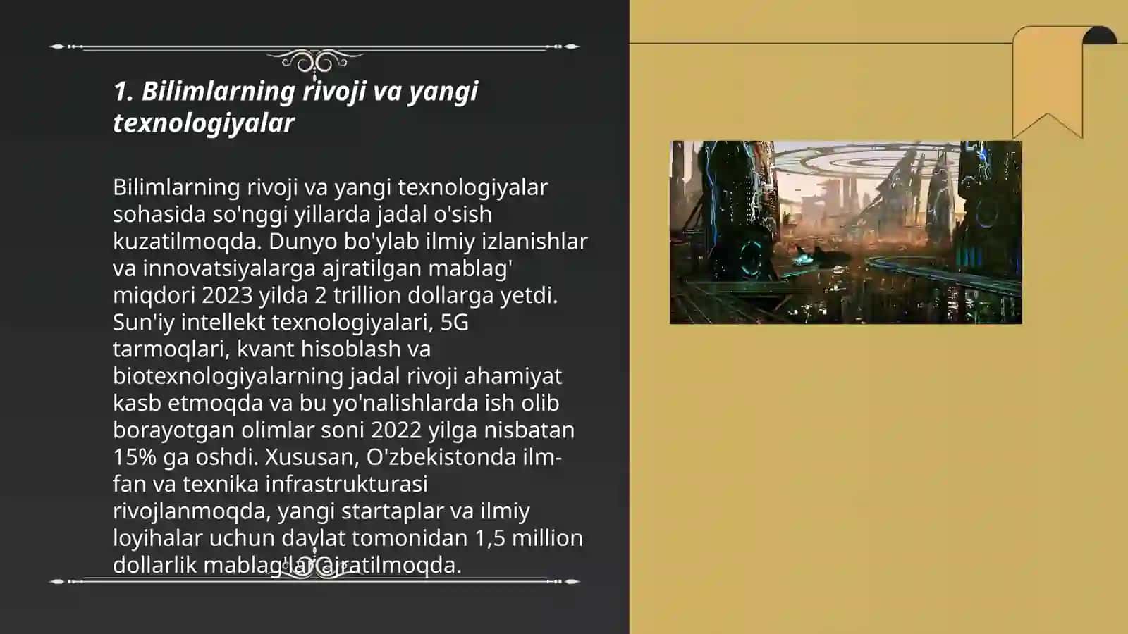 Bilimlarning rivoji va yangi texnologiyalar 3