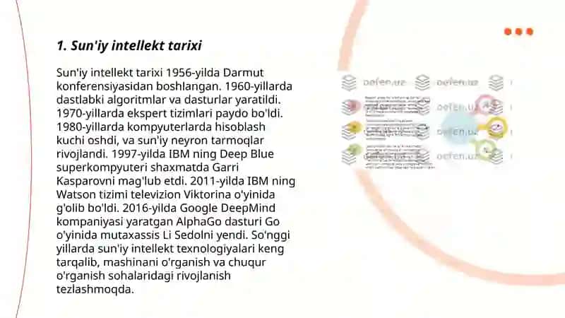 Sun’iy intellect (AI) 3