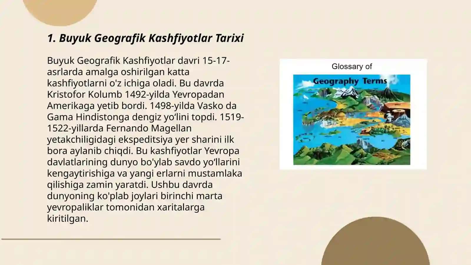 Buyuk Geografik Kashfiyotlar Tarixi 3