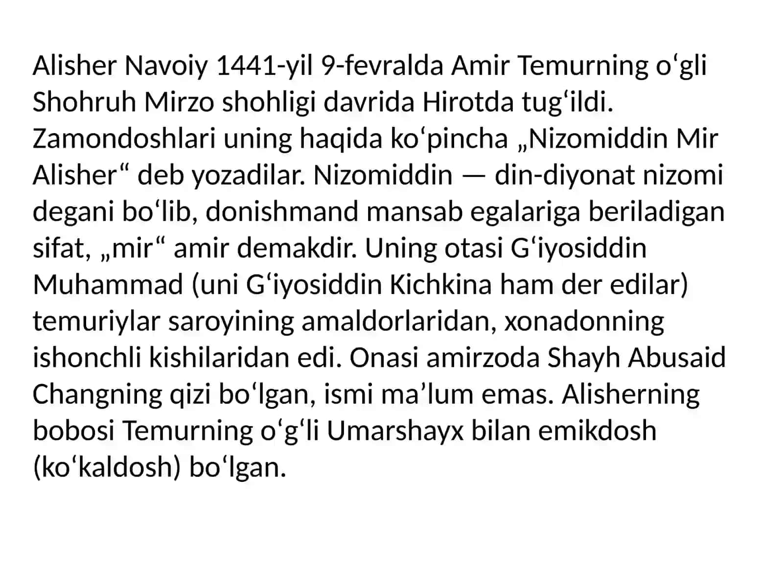AlisherNavoiyningʼʼMuhokamatul-lugʻatayinʼʼasariikkitil(oʻzbekvafors)muhokamasigabagʻishlangan 3