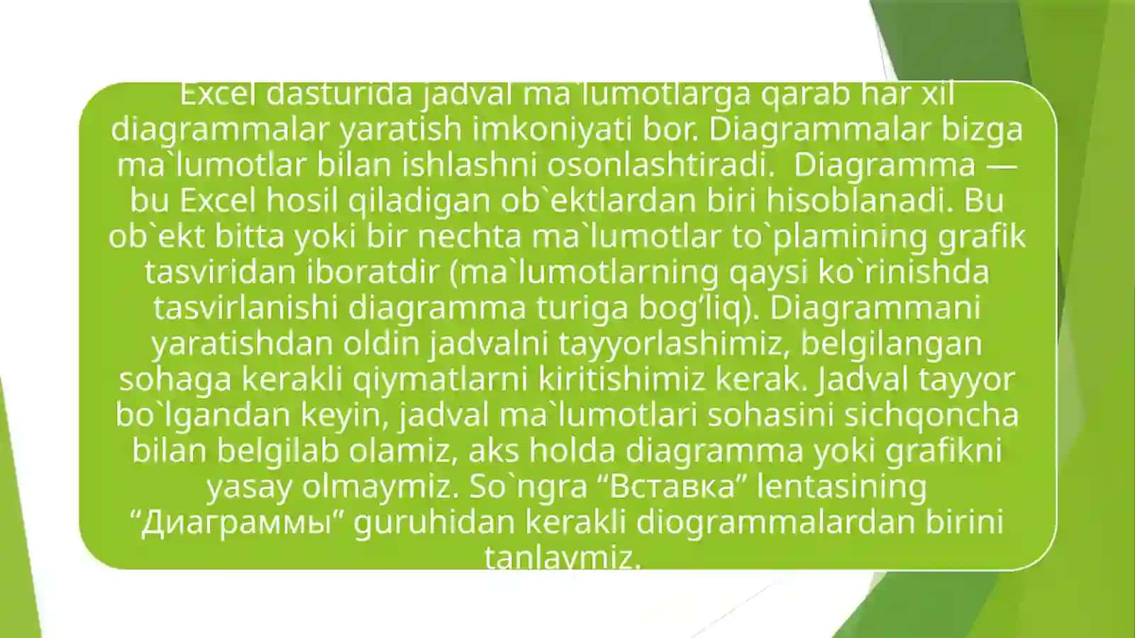 Exceldaturidadiagrammalarbilanishlash 3
