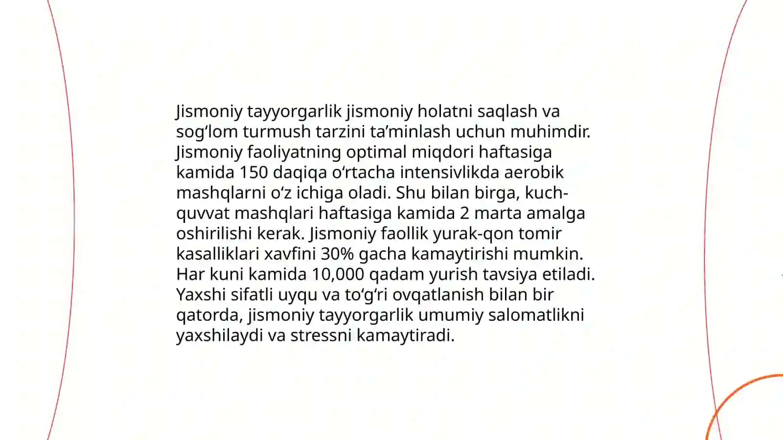 Jismoniy tayyorgarlik 3