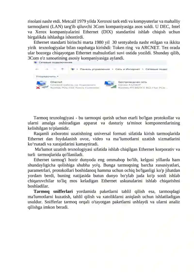 Kompyuter tarmoqlari 3