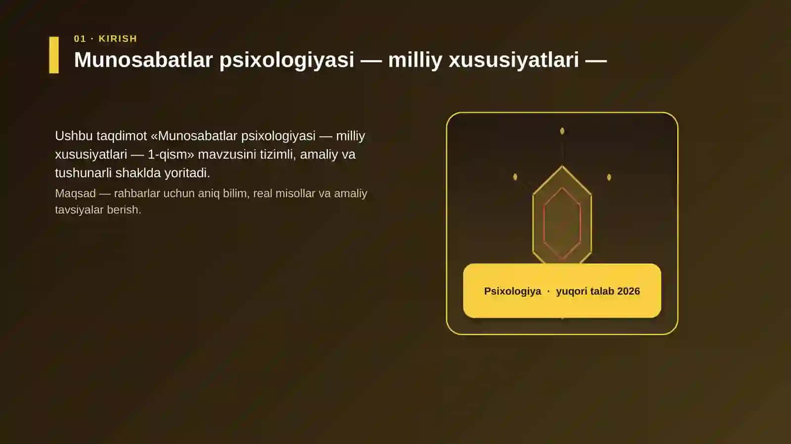 Munosabatlar psixologiyasi - milliy xususiyatlari - 1-qism 3